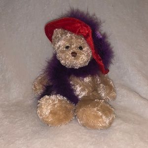 *RARE* Red Hat Society Decorative Plush Bear